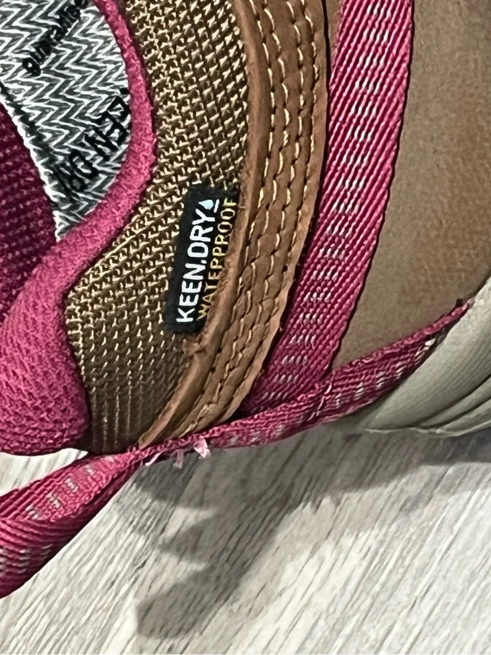 Keen Women's Brown and Magenta Trail Shoe